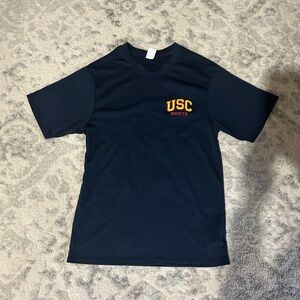 USC NROTC Workout Shirt Sweat Wicking Small Trojans